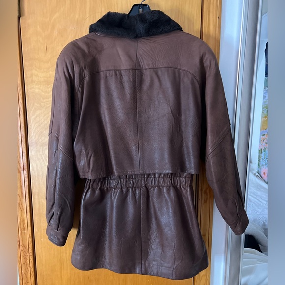 VINTAGE J Percy for Marvin Richards 100% Leather Jacket - Picture 2 of 8